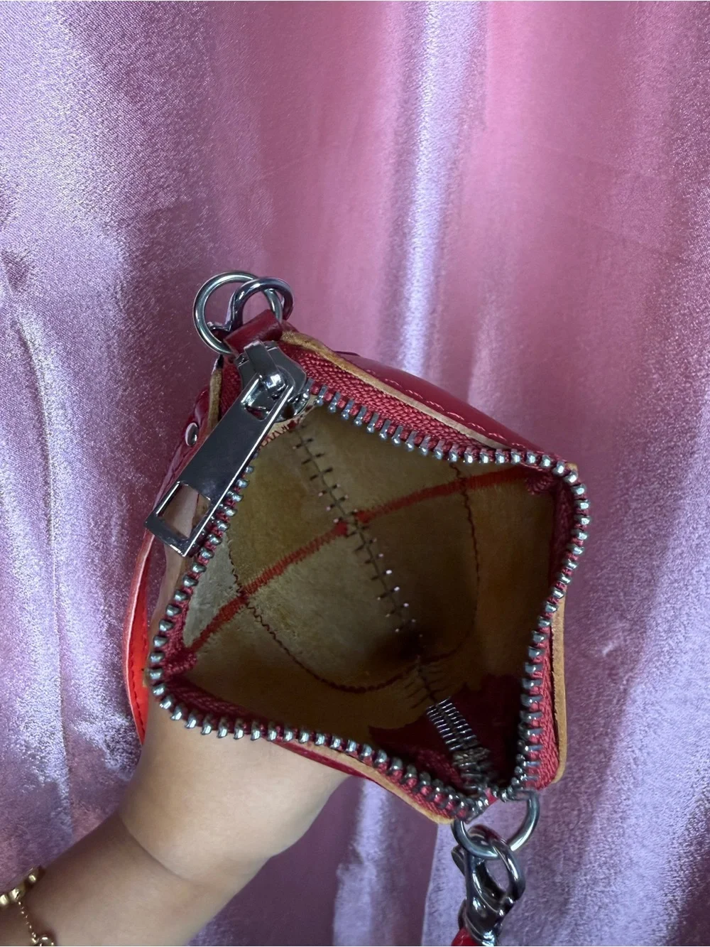 Las Vegas Colorblock Red & Yellow Crossbody Bag